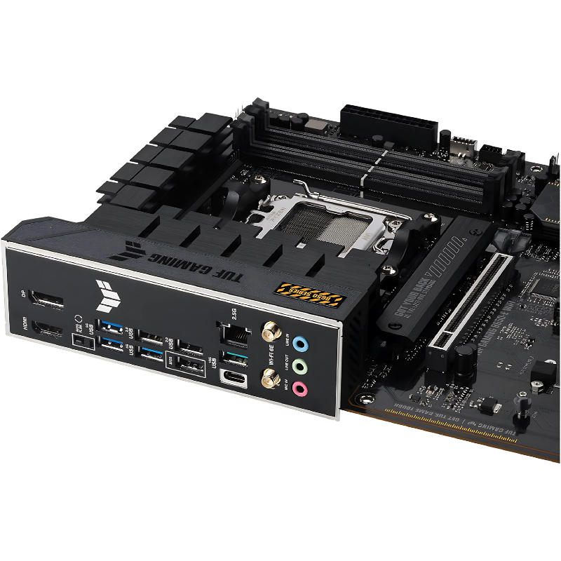 ASUS TUF Gaming B650-E WiFi Motherboard, AMD AM5, DDR5, PCIe 5.0, ATX, WiFi 6E, USB-C, Aura Sync