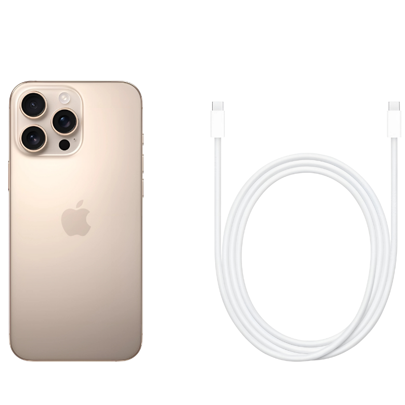 Apple iPhone 16 Pro Max 256 GB Dorado - Smartphone 5G, Pantalla OLED de 6.7", Cámara triple de 48 MP, iOS 18