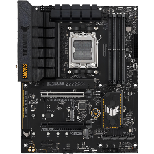 ASUS TUF Gaming B650-E WiFi Motherboard, AMD AM5, DDR5, PCIe 5.0, ATX, WiFi 6E, USB-C, Aura Sync