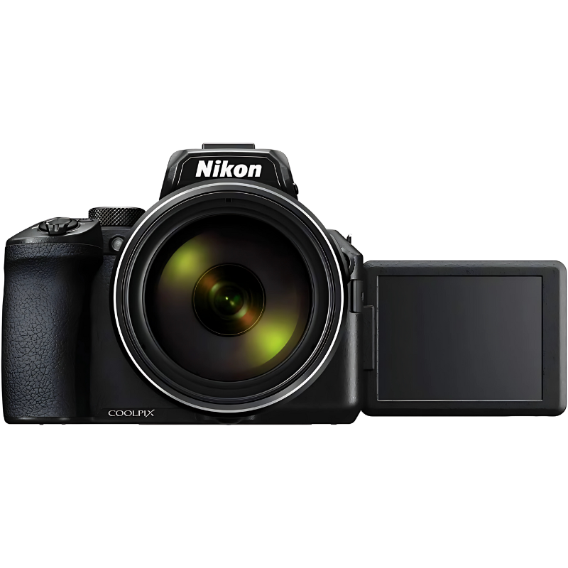 Nikon Coolpix P950 Black Camera, 16 MP, 83x Optical Zoom, 4K Video, 3.2" LCD Screen