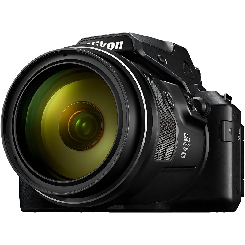 Nikon Coolpix P950 Black Camera, 16 MP, 83x Optical Zoom, 4K Video, 3.2" LCD Screen