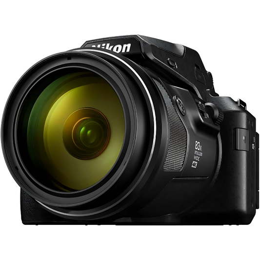 Nikon Coolpix P950 Black Camera, 16 MP, 83x Optical Zoom, 4K Video, 3.2" LCD Screen