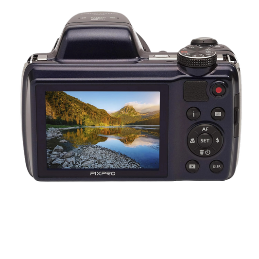 KODAK Pixpro AZ528 16MP Digital Bridge Camera with 52x Optical Zoom, Full HD Video, and 3" LCD Screen – Blue