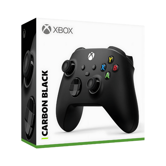 Xbox Wireless Controller Carbon Black – Bluetooth, Rechargeable Battery, Ergonomic Design