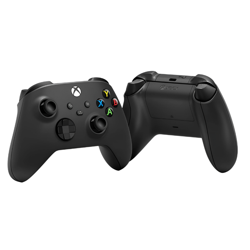 Xbox Wireless Controller Carbon Black – Bluetooth, Rechargeable Battery, Ergonomic Design