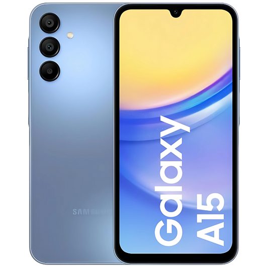 Samsung Galaxy A15 128 GB Dual SIM Azul - Pantalla de 6.5", Android 14, 4G, 4 GB de RAM